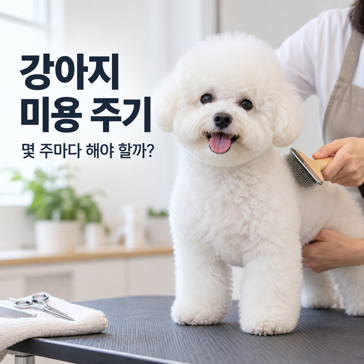 강아지 미용 주기, 몇 주마다 해야 할까? 타이틀 이미지