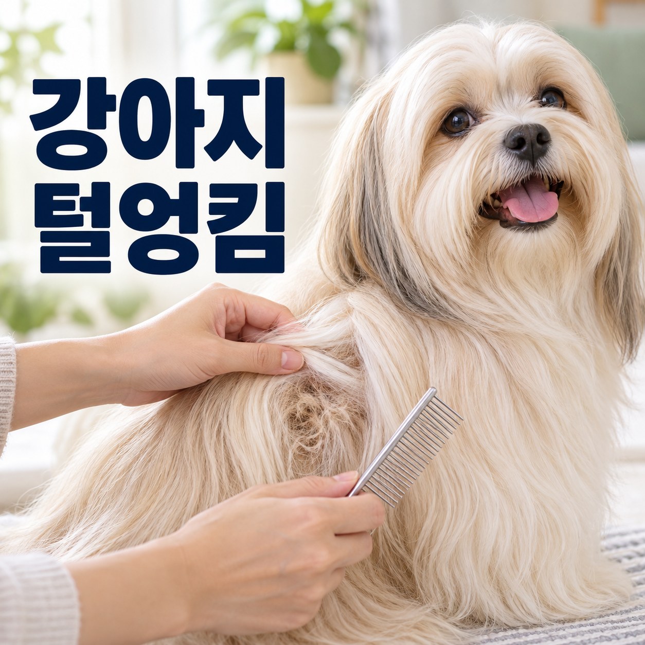 강아지 털엉킴을 안전하게 확인하는 관리 가이드 썸네일