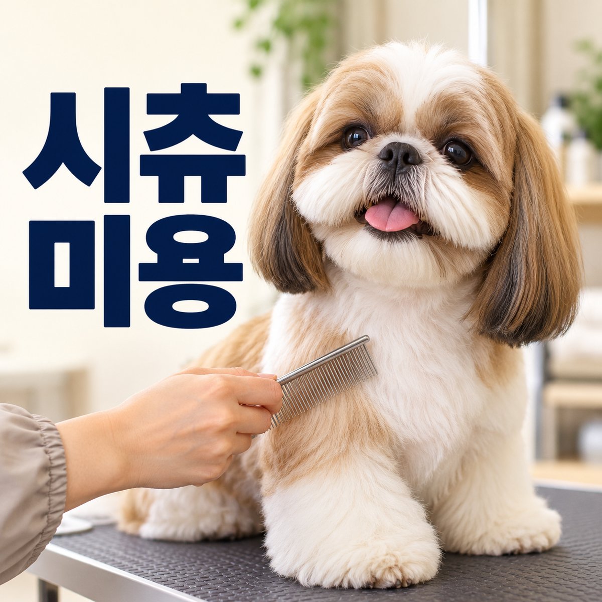 시츄미용 털 길이 관리 가이드